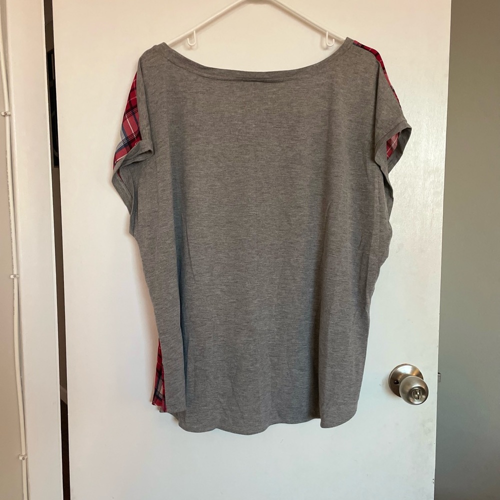 Torrid Plaid Lightweight Top - Size 1X - Picture 4 of 11